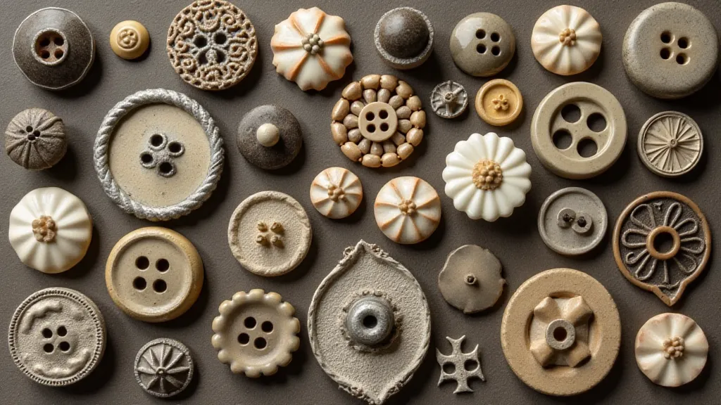 Collection of antique buttons