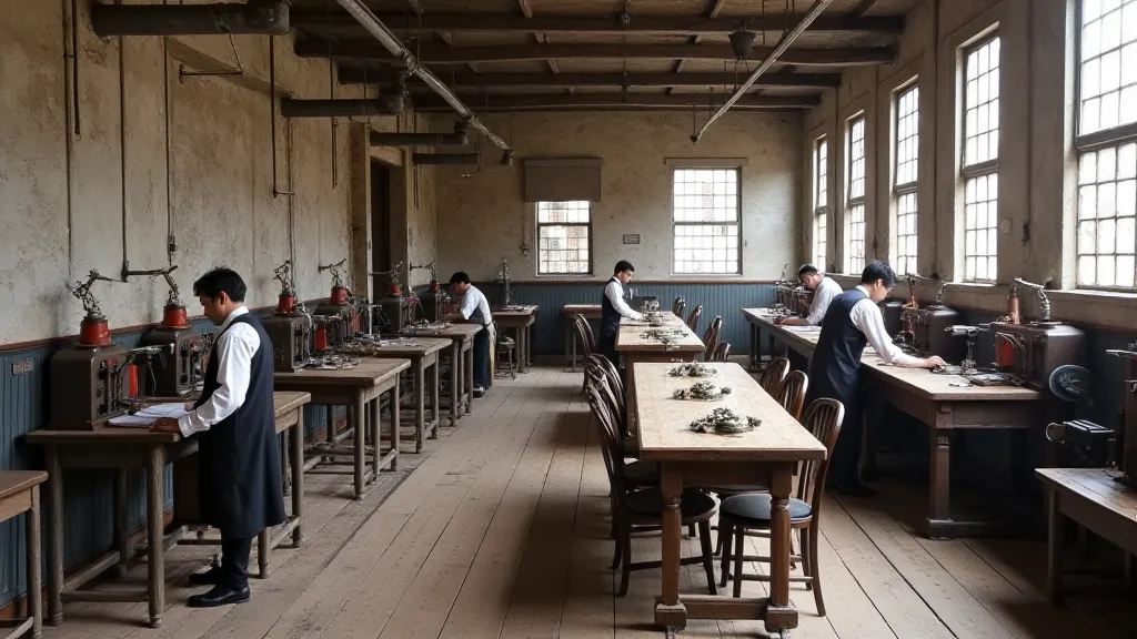19th-century button factory