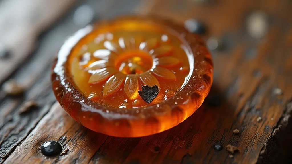 Antique button with rim chip